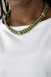 Paparazzi Accessories - Put On Your Party Dress - Green Necklace