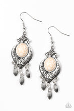Load image into Gallery viewer, Paparazzi Accessories  - Enchanting Environmentalist - White Earrings
