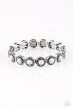 Load image into Gallery viewer, Paparazzi Accessories - Globetrotter Goals - Silver (Gray) Bracelet
