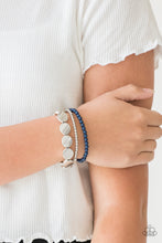 Load image into Gallery viewer, Paparazzi Accessories - Beyond The Basics - Blue Bracelet
