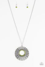 Load image into Gallery viewer, Paparazzi Accessories - Chicly Centered - Green Necklace
