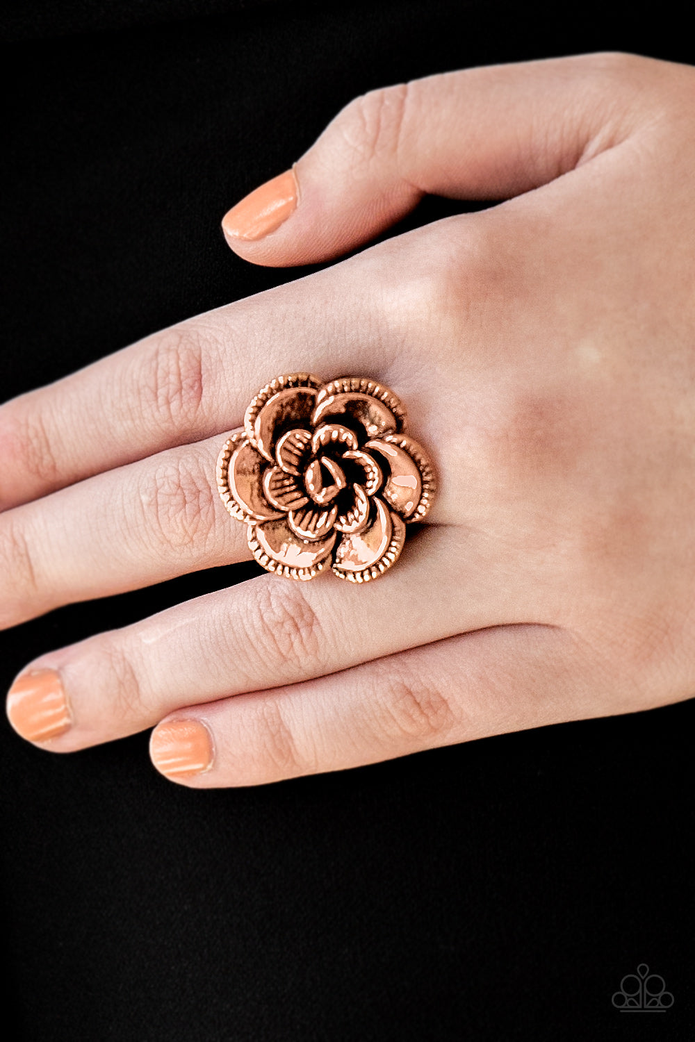 Paparazzi Accessories - Flowerbed And Breakfast - Copper Ring