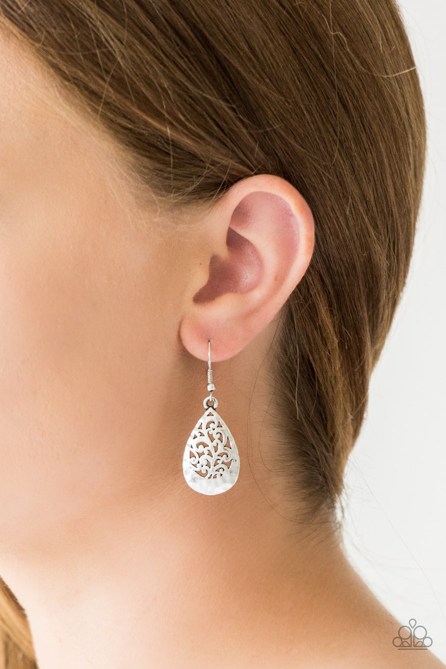 Paparazzi Accessories - New Nouveau - Silver Earrings