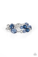 Load image into Gallery viewer, Paparazzi Accessories  - Downtown Dazzle - Blue Bracelet
