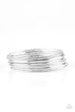 Load image into Gallery viewer, Paparazzi Accessories - Bangle Babe -Silver Bracelet
