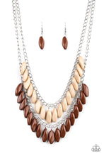 Load image into Gallery viewer, Paparazzi Accessories - Beaded Boardwalk - Brown Necklace
