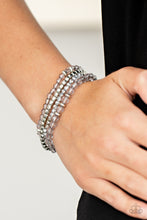 Load image into Gallery viewer, Paparazzi Accessories  - Crystal Crush - Silver Bracelet

