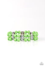 Load image into Gallery viewer, Paparazzi Accessories - Daisy Debutante - Green Bracelet
