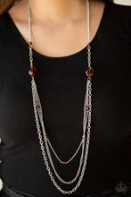Load image into Gallery viewer, Paparazzi Accessories - Dare To Dazzle - Brown Necklace

