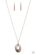 Load image into Gallery viewer, Paparazzi Accessories - Dizzying Decor - Copper Necklace
