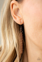 Load image into Gallery viewer, Paparazzi Accessories - Dizzying Decor - Copper Necklace
