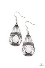Load image into Gallery viewer, Paparazzi Accessories - Eastern Essence - White Earrings
