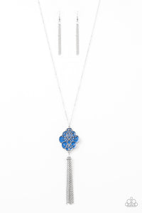 Paparazzi Accessories - Malibu Mandala - Blue Necklace