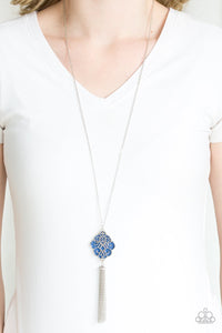 Paparazzi Accessories - Malibu Mandala - Blue Necklace