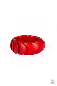 Paparazzi Accessories - Nomadic Nature - Red Bracelet