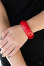Load image into Gallery viewer, Paparazzi Accessories - Nomadic Nature - Red Bracelet
