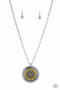 Paparazzi Accessories  - Lost Sol - Yellow Necklace