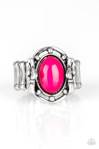 Paparazzi Accessories - Color Me Confident - Pink Ring