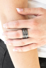 Load image into Gallery viewer, Paparazzi Accessories - Rise And Shine - Black (Gunmetal) Ring
