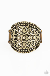 Paparazzi Accessories - Island Rover - Brass Ring