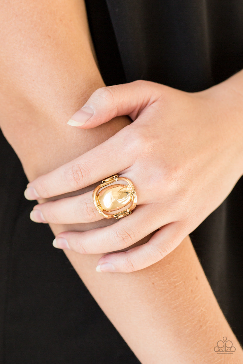 Paparazzi Accessories - All Shine All The Time- Gold Ring