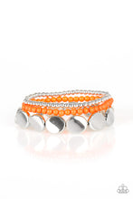 Load image into Gallery viewer, Paparazzi Accessories  - Beyond The Basics  - Orange Bracelet
