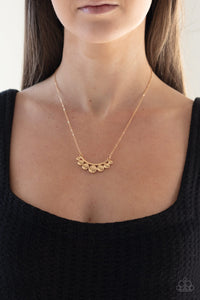 Paparazzi Accessories  - Melodic Metallics - Gold Necklace