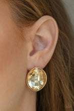 Load image into Gallery viewer, Paparazzi Accessories - Movie Star Sparkle - Gold Post Earrings
