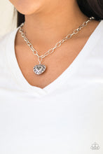 Load image into Gallery viewer, Paparazzi Accessories - No Love Lost - Silver Necklace
