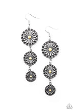 Load image into Gallery viewer, Paparazzi Accessories - Festively Floral - Yellow Earrings
