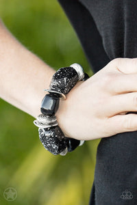 Paparazzi Accessories - Glaze Of Glory - Black Bracelet