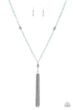 Load image into Gallery viewer, Paparazzi Accessories - Tassel Takeover - Blue Necklace
