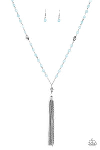 Paparazzi Accessories - Tassel Takeover - Blue Necklace