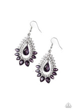Load image into Gallery viewer, Paparazzi Accessories - Boss Brilliance - Purple Earrings
