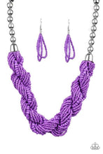 Load image into Gallery viewer, Paparazzi Accessories - Savannah Surfin - Purple Necklace
