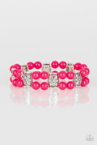 Paparazzi Accessories - Daisy Debutante - Pink Bracelet