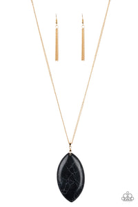 Paparazzi Accessories - Santa Fe Simplicity - Black Necklace