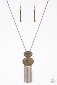 Paparazzi Accessories - Sun Goddess - Brass Necklace