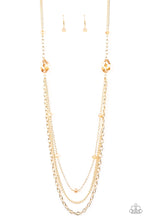 Load image into Gallery viewer, Paparazzi Accessories - Dare To Dazzle - Gold Necklace
