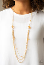 Load image into Gallery viewer, Paparazzi Accessories - Dare To Dazzle - Gold Necklace
