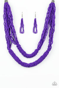 Paparazzi Accessories - Right As Rainforest - Purple Necklace
