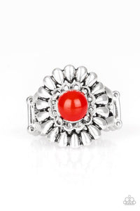 Paparazzi Accessories - Poppy Pep - Red Ring