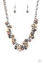 Load image into Gallery viewer, Paparazzi Accessories - Building My Brand - Black (Gunmetal) Necklace
