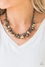 Load image into Gallery viewer, Paparazzi Accessories - Building My Brand - Black (Gunmetal) Necklace
