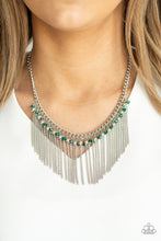 Load image into Gallery viewer, Paparazzi Accessories  - Divinely Diva - Green Necklace
