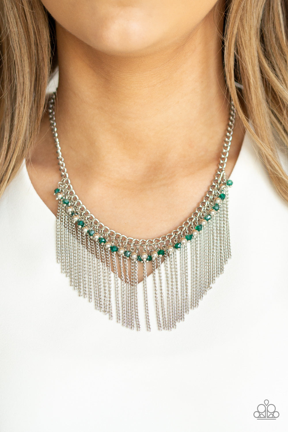 Paparazzi Accessories  - Divinely Diva - Green Necklace