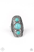 Load image into Gallery viewer, Paparazzi Accessories - Stone Oracle - Turquoise (Blue) Ring
