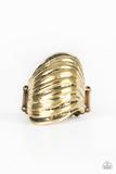Load image into Gallery viewer, Paparazzi Accessories - Made That Sway - Brass Ring
