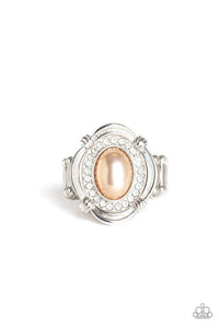 Paparazzi Accessories  - Titanic Twinkle  - Brown Ring