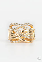 Load image into Gallery viewer, Paparazzi Accessories - High Rollin - Gold Ring
